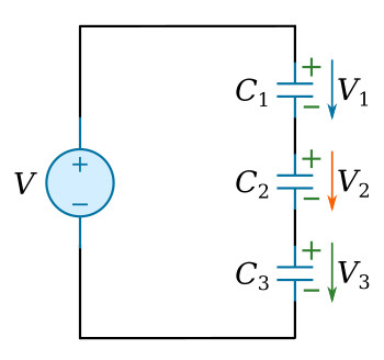 Series Capacitor Connection
